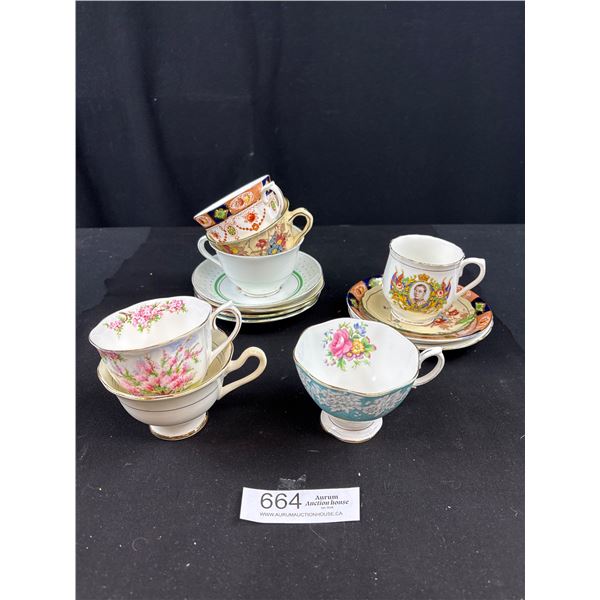Nice Lot of Vintage Tea Cups and Saucers Royal Albert Etc