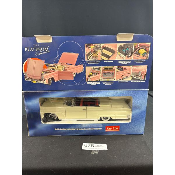 Sun Star The Platnium Collection 1/18th Scale 1958 Lincoln Contenential in Orignal Box