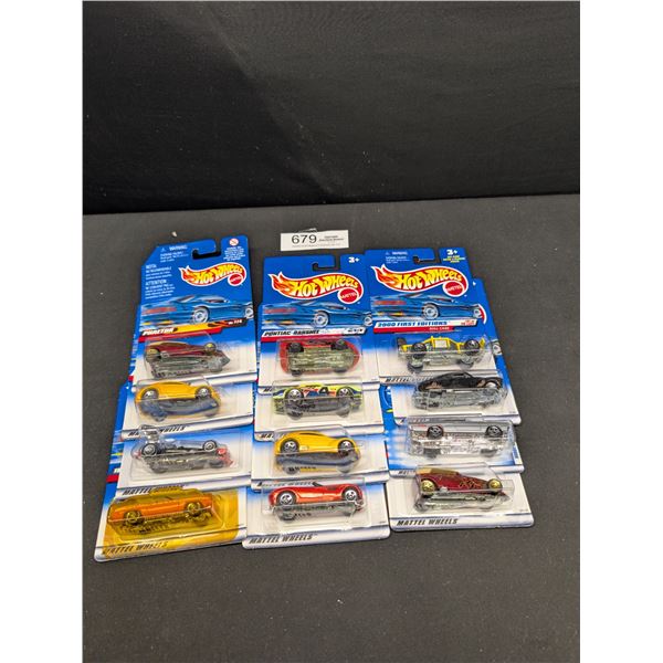12 Hot Wheel Cars in Orignal Cases