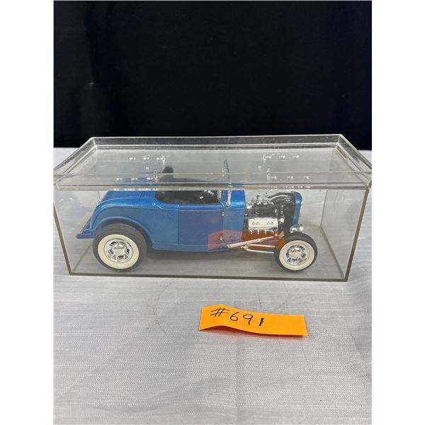 1/24th Scale Die Cast Hot Rod in Museum Case