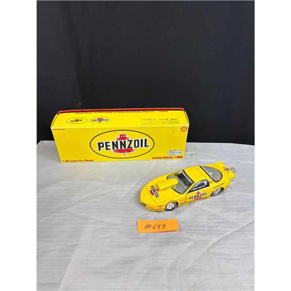 1/24th Scale Pennzoil Pro Stock Car in Original Box