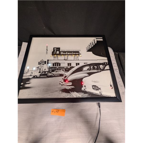 Good Working Order 19"x13" Light Up Taxi's Diner Sign