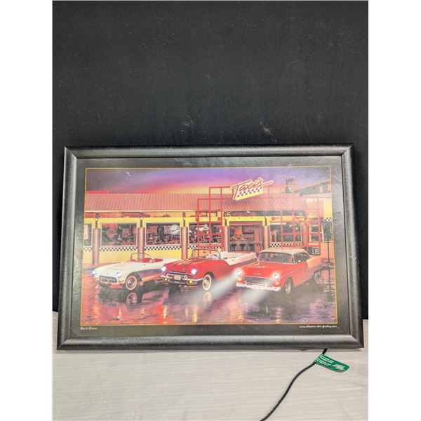 Good Working Order 21"x17" Light Up Bud Wiser Picture