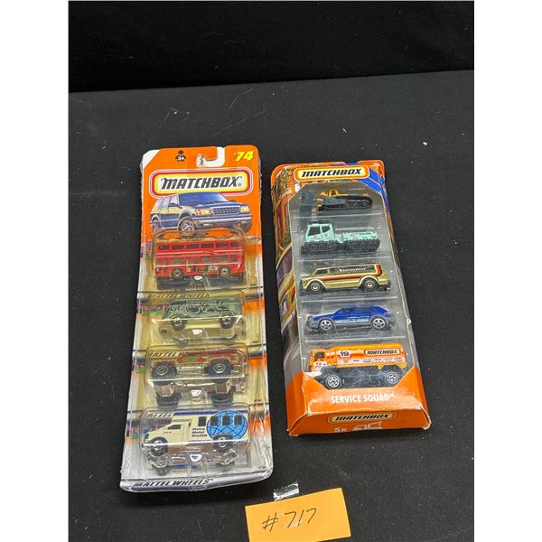 2 Packages of Matchbox Cars Still Sealed