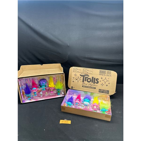 2 Boxes of Dreamworks Trolls Still in Original Boxes