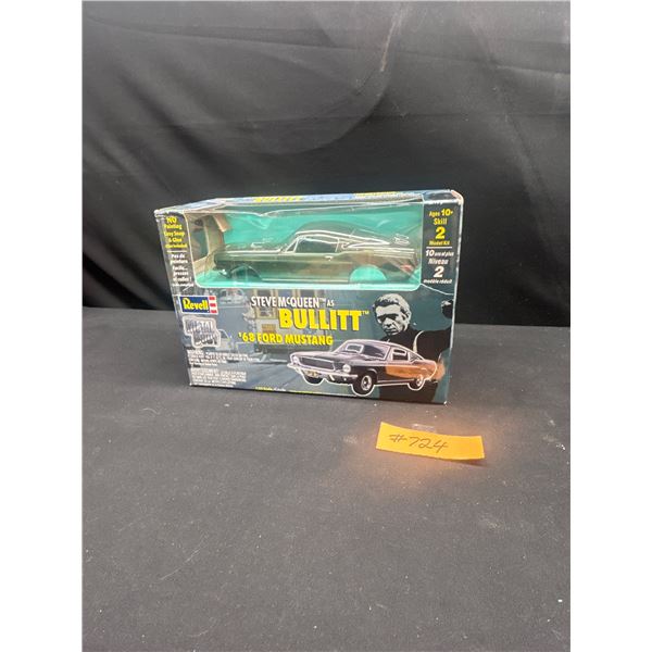Revell Steve McQueen Bullitt 68 Ford Mustang Model Unopened