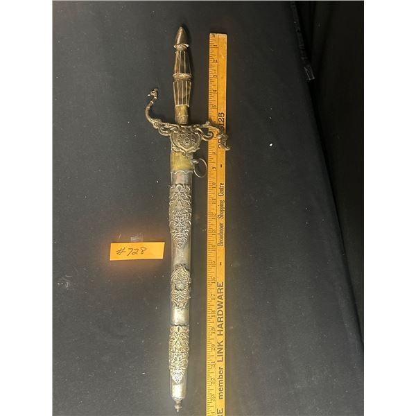 Vintage 23" Long Sword with Sheath As Found