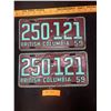 Image 1 : Pair of 1959 BC License Plates