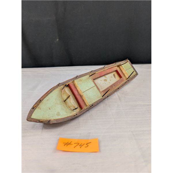 Vintage Chris-Craft Model Boat As Found