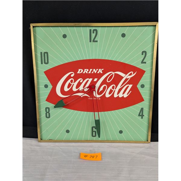 15 x15" Vintage Coca Cola Battery Operated Wall Clock