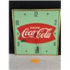Image 1 : 15 x15" Vintage Coca Cola Battery Operated Wall Clock