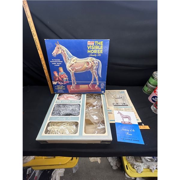 Vintage Visible Horse Assembly Kit in Original Box Looks Complete