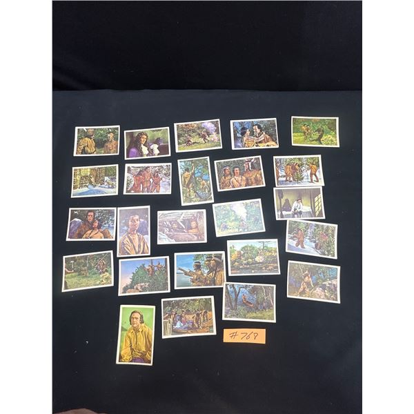Lot of 25 1957 Park Hurst Adventures Of Raddison Trading Cards