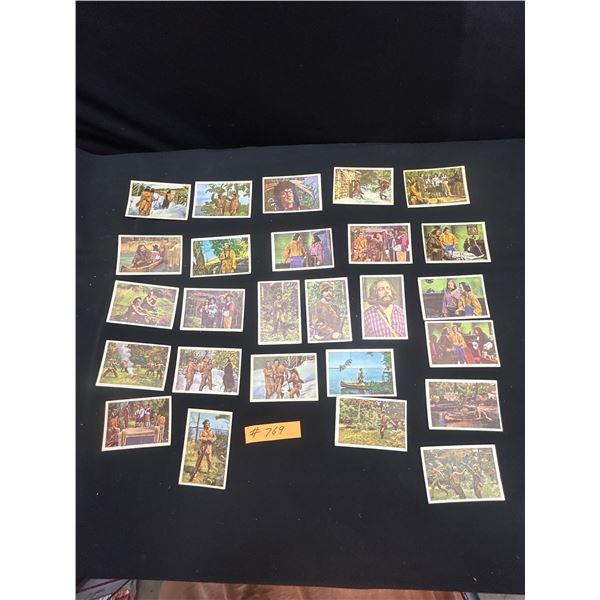 Lot of 25 1957 Park Hurst Adventures Of Raddison Trading Cards