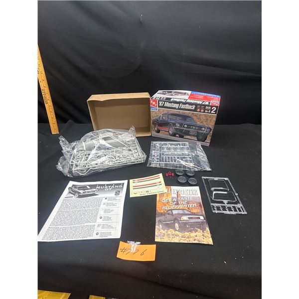 AMT Ertl 1967 Mustang Fast Back Model is Complete, Never Used