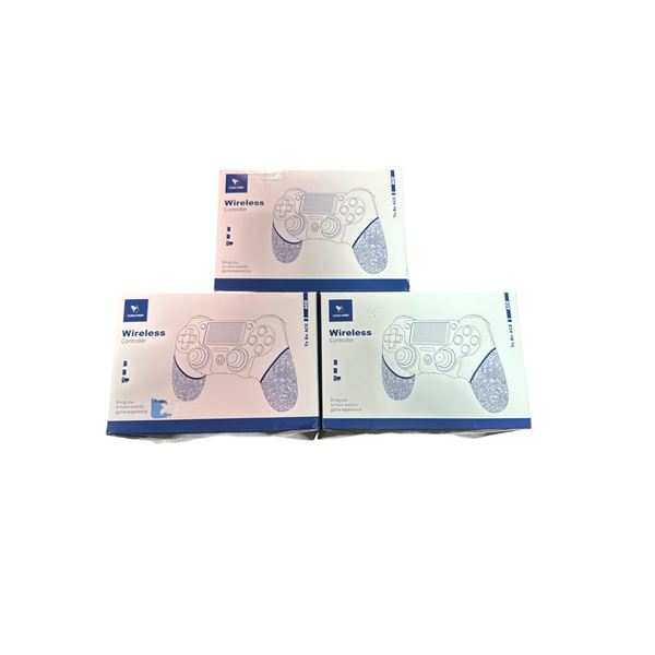 Lot of 3 BNIB Ace Gamer Wireless Controllers QZT-P4-02