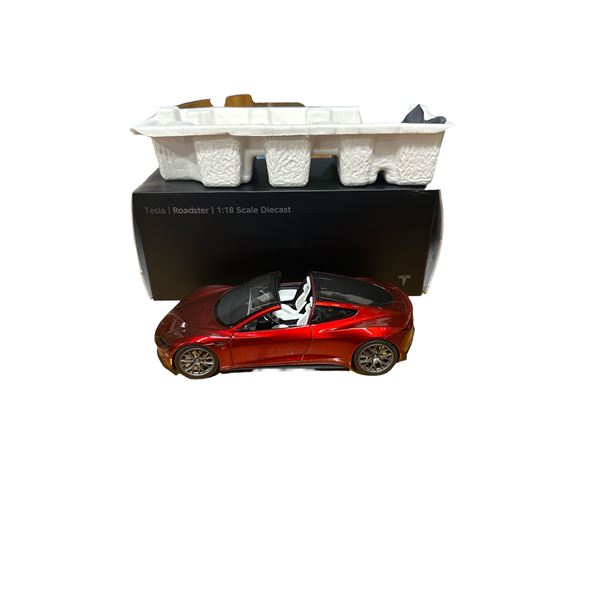 Tesla Roadster Diecast Car 1:18 Scale