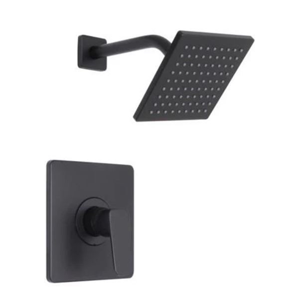 Lot of 2 BNIB Huntington Brass Matte Black Single Handle Shower Faucet P6183549