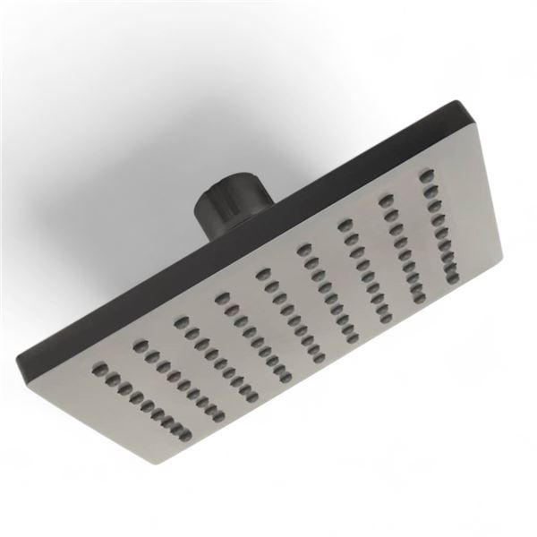 Lot of 3 BNIB Huntington Brass 6" Plastic Shower Head Matte Bladck P1527349