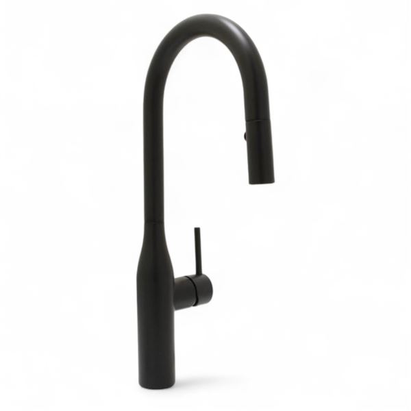 BNIB Huntington Brass Single Control Pull Down Kitchen Faucet Matte Black K1822549-PT