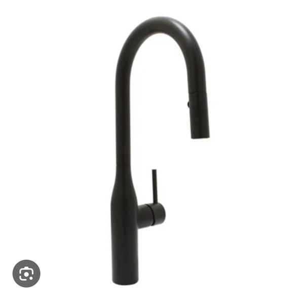 BNIB Huntington Brass Single Control Pull Down Kitchen Faucet Matte Black K1822549-PT