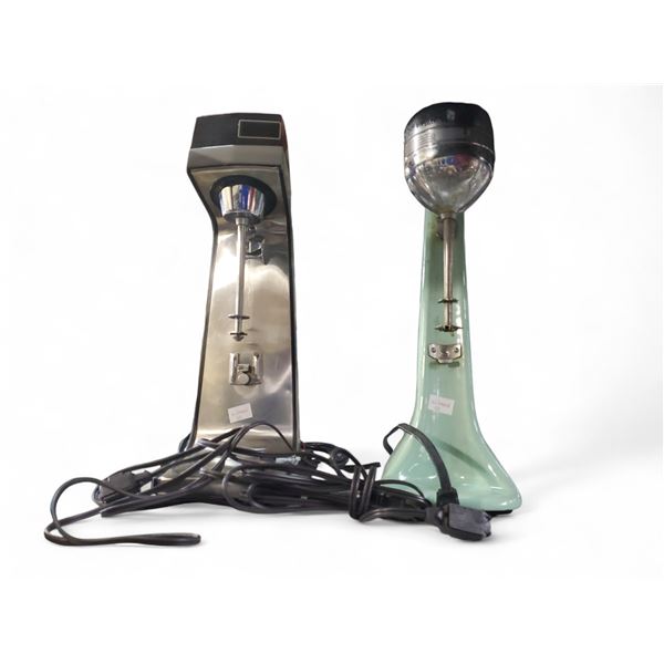 Lot of 2 Vintage Milkshake Machines