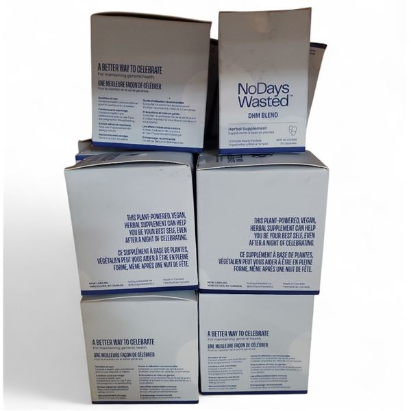 Lot of 22 Box BNIB No Days Wasted DHM Blend Herbal Supplement (20 Capsules Per Box)
