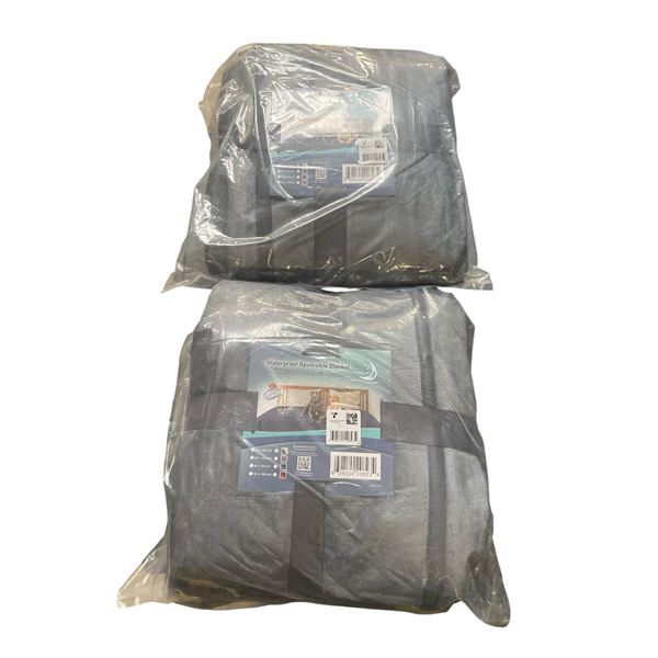 Lot of 2 New Rversible Blankets
