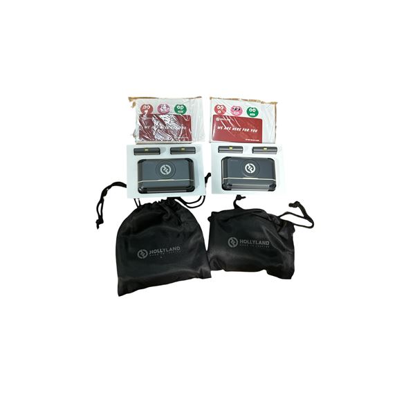 Lot of 2 New without Box Hollyland Lark M2 Wireless Lavalier Microphone Retail: $139x2