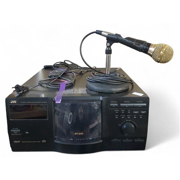 Lot of JVC XL-MC222 CD Changer and Microphone