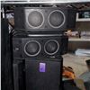 Image 4 : Lot of Assorted Desktop Speakers and Toshiba DVD Player