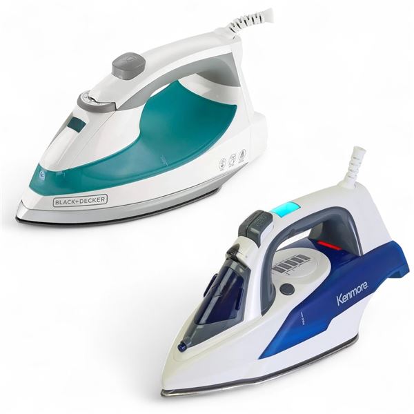 Lotof 2 New Power Irons (Black and Decker, Kenmore KKSI310D)