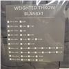 Image 4 : Lot of 3 BNIB Grey Weighted Throw Blankets