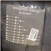 Image 5 : Lot of 3 BNIB Grey Weighted Throw Blankets