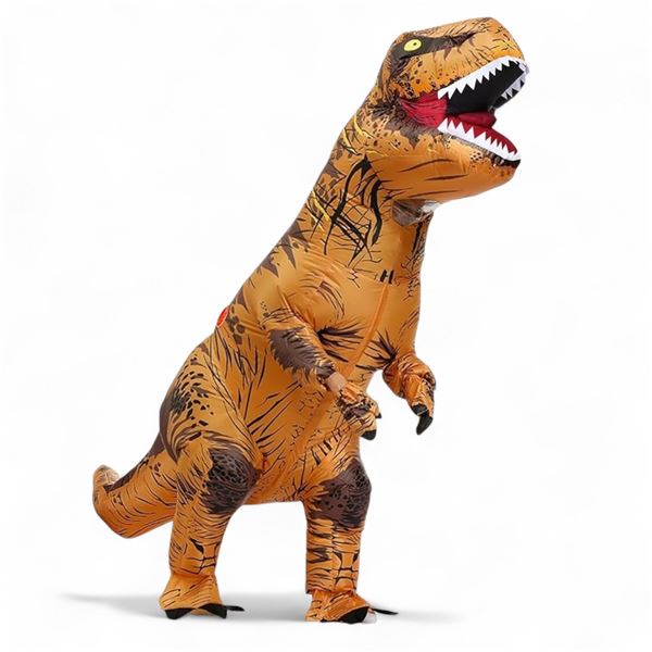 Lot of 4 BNIB Inflatable Dinosaur Costumes Adult