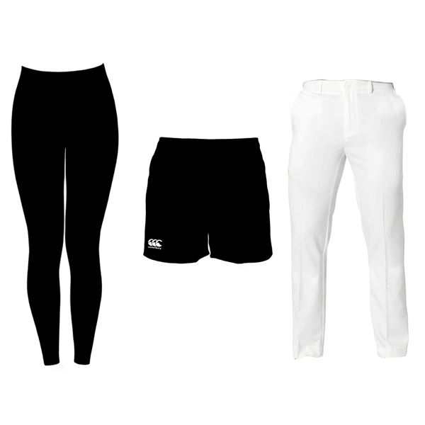 Lot of Assorted Pants - Spanx Leggings, PGA Tour Pants & Canterbury Rugby Shorts