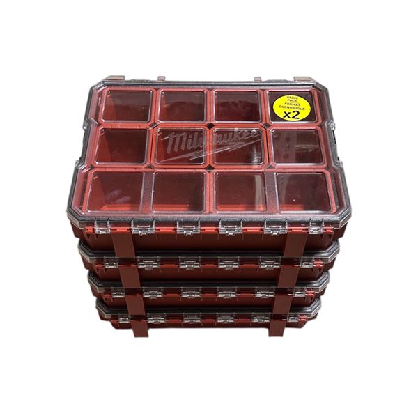 New Milwaukee Packout Trays x 4