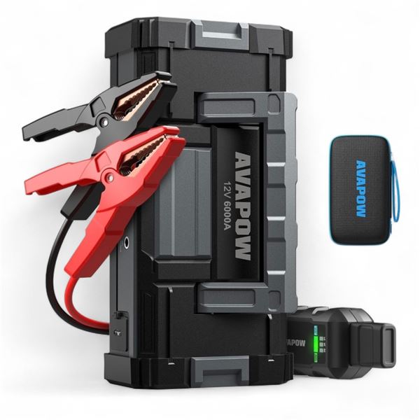 BNIB Avapow A68 Jump Starter Retail $300