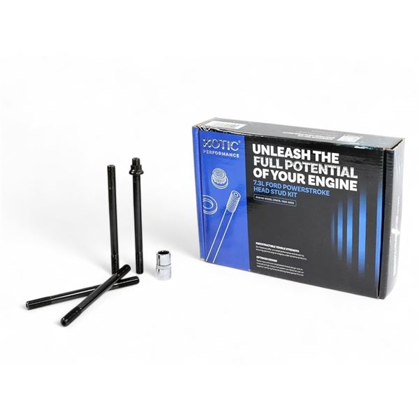 Group of 3x Xotic 7.3L Head Stud Replacement Kit for 1993 to 2002 Diesel Ford Powerstrokes