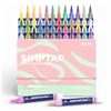 Image 1 : Group of 4x BNIB Simpta Acrylic Marker Set 48 Saturated Colours