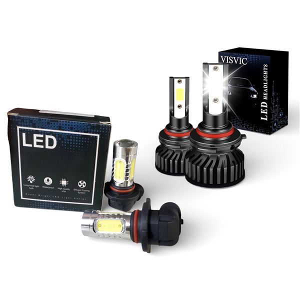 Group of 3x New Visvic LED Headlight
