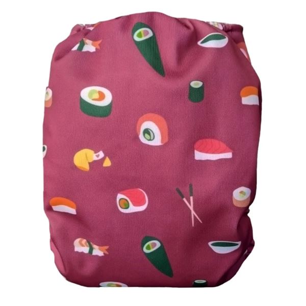 Group of 3x La Petite Ourse 6 Diapers (New) Sushi New