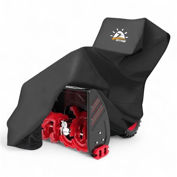 BNIB Group of 4x Zettum Snow Blower Cover - 600D Snowblower Covers Heavy Duty Waterproof Retail $45/