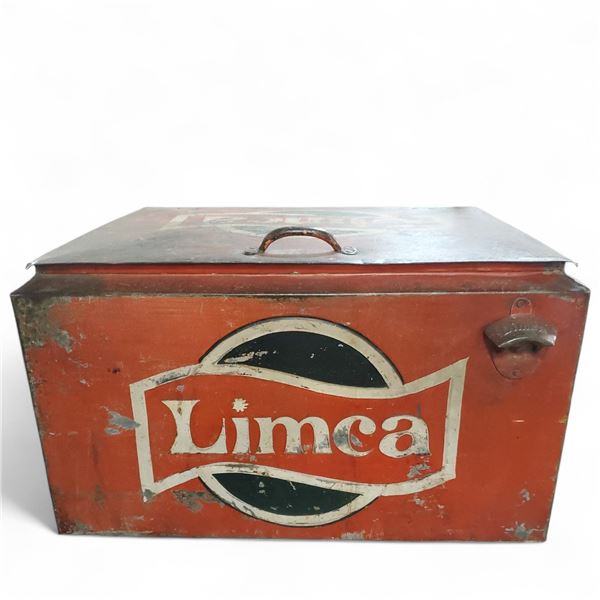 Vintage Limca Soda Metal Cooler