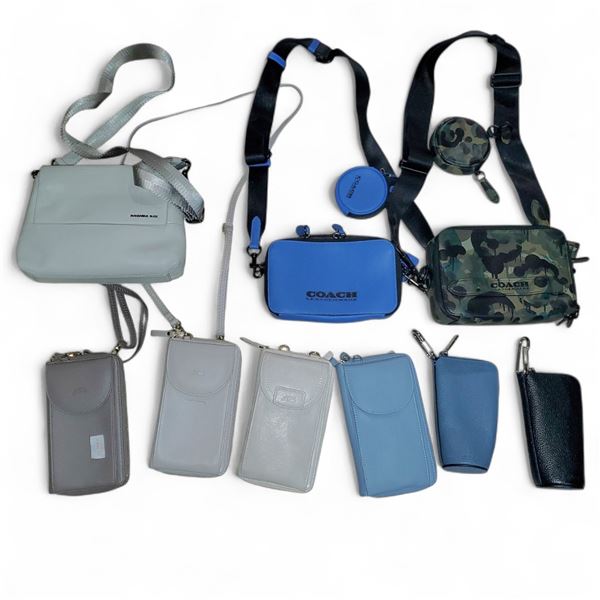 Lot of Assorted Bags - Coach, Mandarina Duck, Ecco, Etc