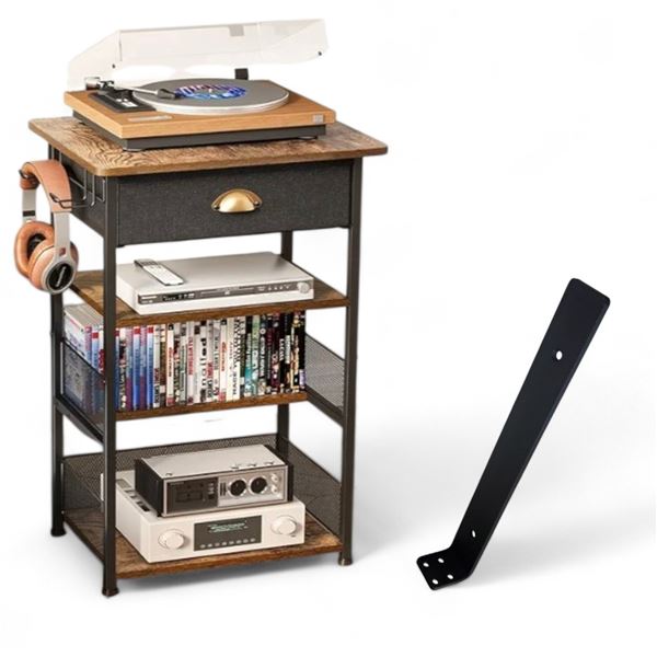 Wood Stand with Drawer