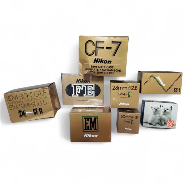 Group of Assorted Camera Lens and Accessories