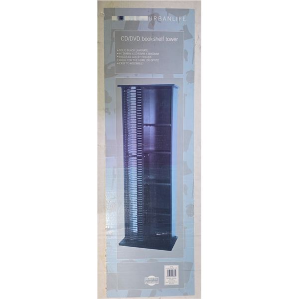 Urbanlife CD/DVD Bookshelf Tower