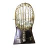 Image 1 : Metal Bingo Ball Cage w/ Numbered Balls on Wooden Base