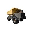Image 2 : Large Tonka Pressed Steel Dump Truck - Yellow, Vintage Construction Toy